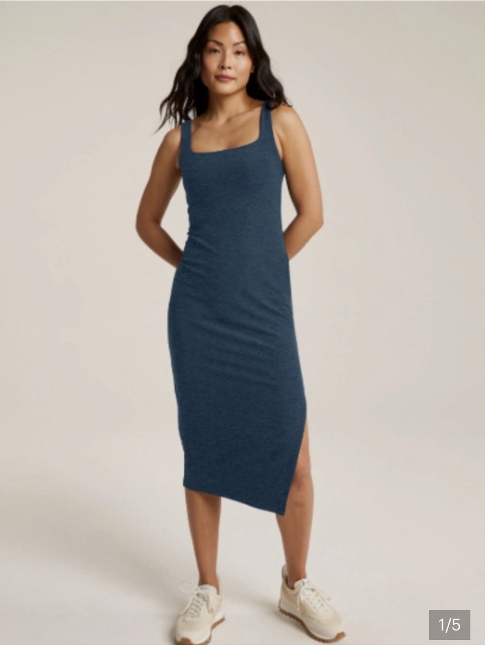 Beyond yoga space dye icon midi dress